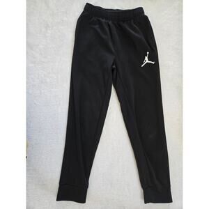Jordan Jogger Sweatpants Boys 10-12 Black Jumpman Athletic Pants